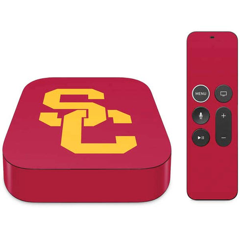 University of Southern California USC Red Logo Apple TV Skin